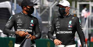 Ботас с най-добро време на първата тренировка